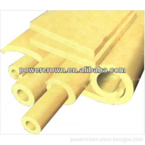 insulation centrifuge fiber glass wool pipe/fiberglass wool tube
